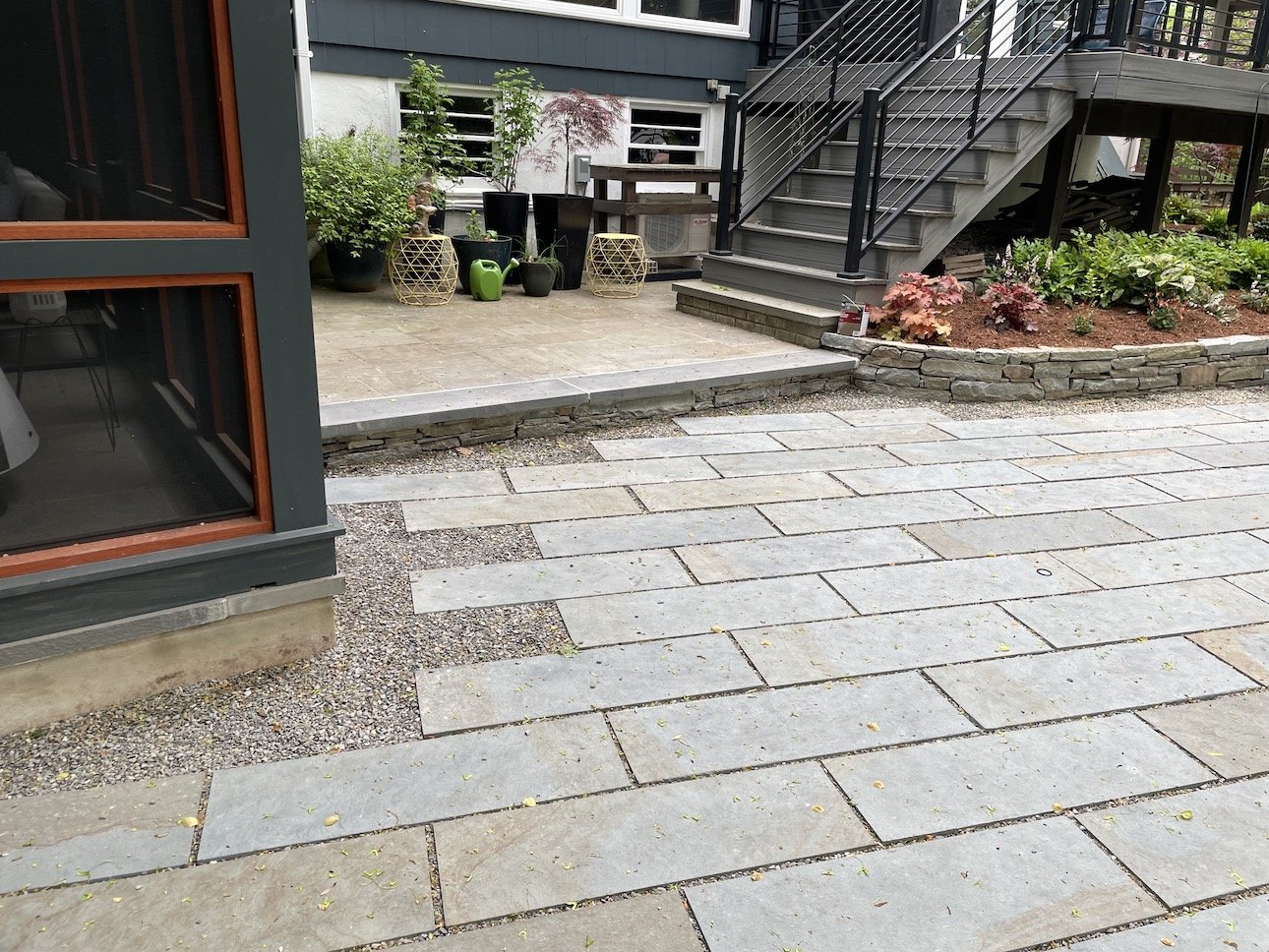 Modern paver patio in northern nj home backyard.jpg