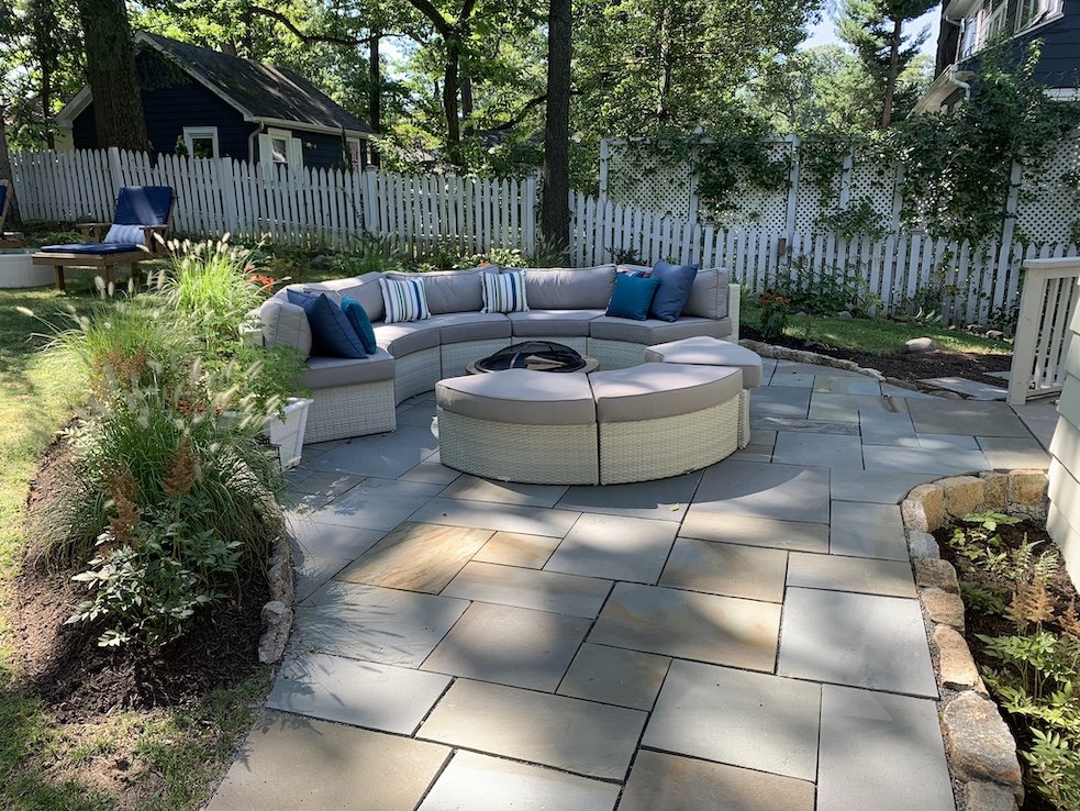 Dry bluestone Patio and Field Stone Wall.JPEG
